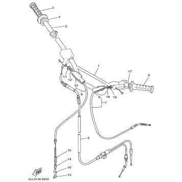 STEERING HANDLE CABLE