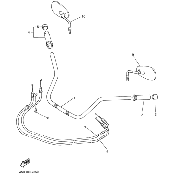 STEERING HANDLE CABLE