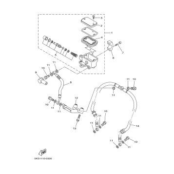 FRONT MASTER CYLINDER