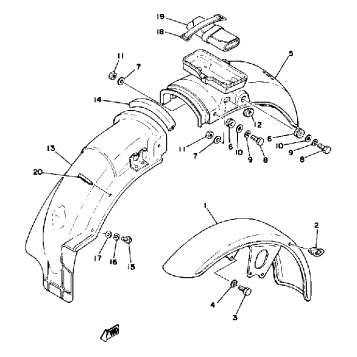 FRONT FENDER - REAR FENDER