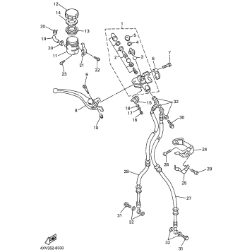 FRONT MASTER CYLINDER
