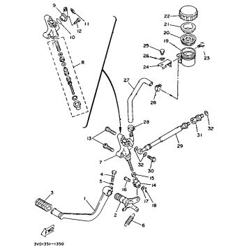 REAR MASTER CYLINDER