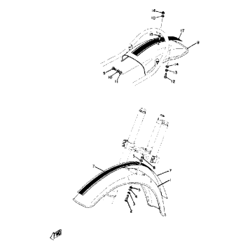 FRONT FENDER - REAR FENDER