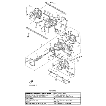 CARBURETOR CALIFORNIA MODEL ONLY