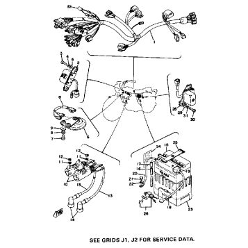 ELECTRICAL 1 XS650D - E - E006501~ - F