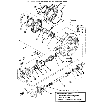 FINAL DRIVE GEAR-DRIVE SHAFT