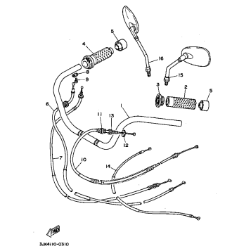 STEERING HANDLE CABLE