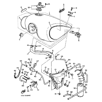 FUEL TANK CALIFORNIA MODEL ONLY