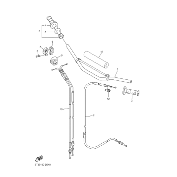 STEERING HANDLE CABLE
