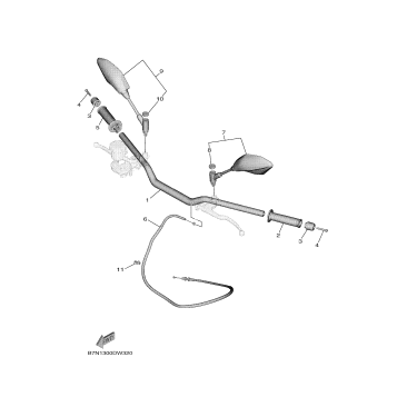 STEERING HANDLE & CABLE