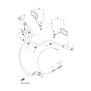 STEERING HANDLE CABLE