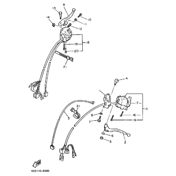 HANDLE SWITCH LEVER XV1000L LC