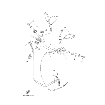 STEERING HANDLE CABLE