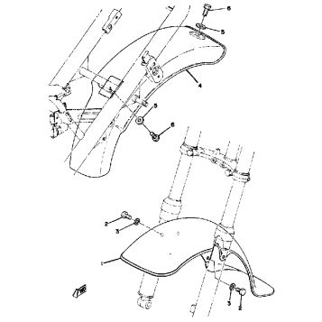 FRONT FENDER - REAR FENDER LB50PG - PH - PJ