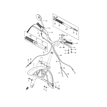 HANDLE & FRONT FENDER