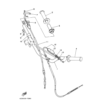 STEERING HANDLE CABLE