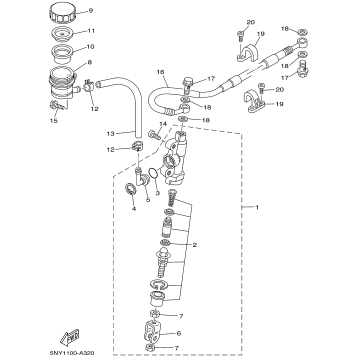 REAR MASTER CYLINDER