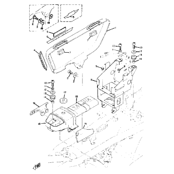 SIDE COVER TOOL BOX BATTERY BOX