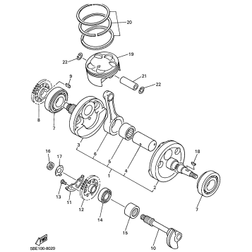 CRANKSHAFT PISTON