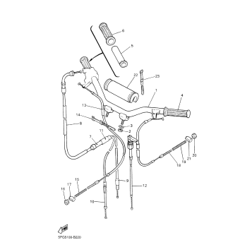 STEERING HANDLE CABLE