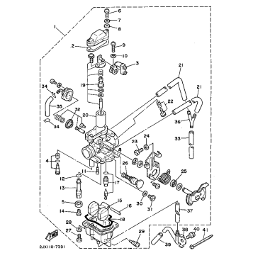 CARBURETOR CALIFORNIA ONLY