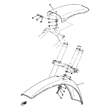 FRONT FENDER REAR FENDER
