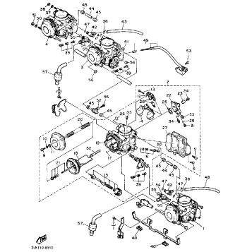 CARBURETOR CALIFORNIA MODEL ONLY
