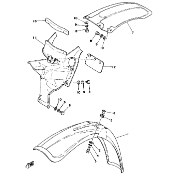 FRONT FENDER-REAR FENDER