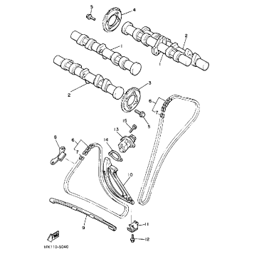 CAMSHAFT CHAIN CALIFORNIA MODEL ONLY