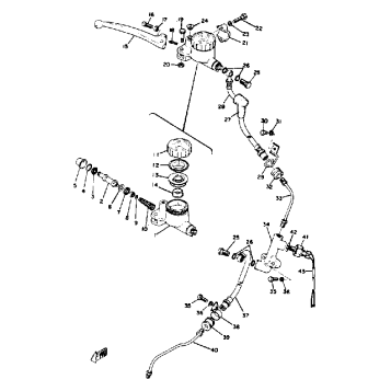 MASTER CYLINDER BRAKE HOSE