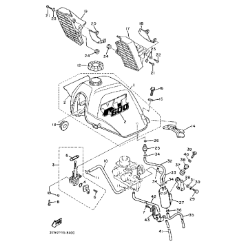 FUEL TANK (CALIFORNIA MODEL ONLY)