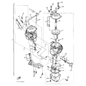 CARBURETOR NON CALIFORNIA MODEL