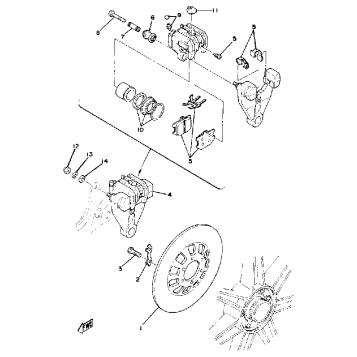 REAR DISC BRAKE - CALIPER