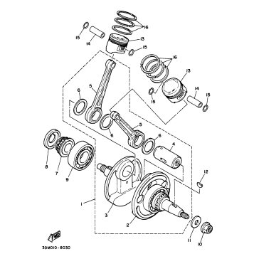 CRANKSHAFT PISTON