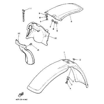 FRONT FENDER - REAR FENDER