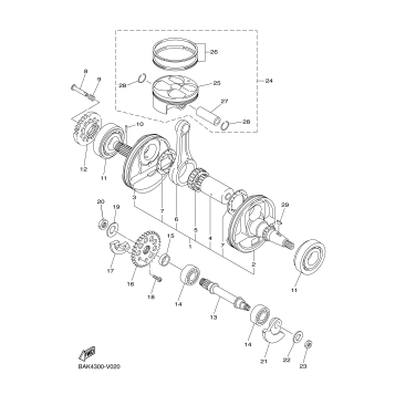 CRANKSHAFT & PISTON