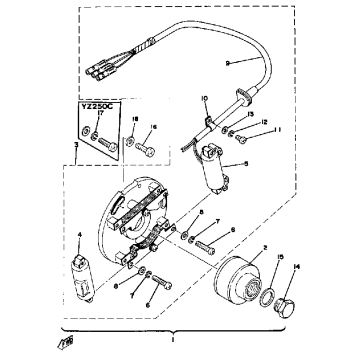GENERATOR YZ250C - D
