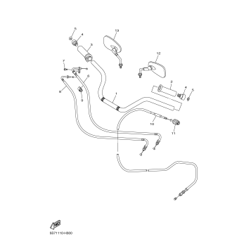 STEERING HANDLE CABLE