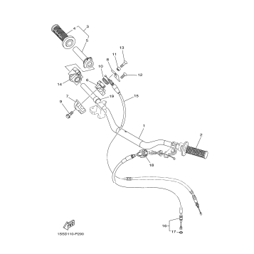 STEERING HANDLE CABLE