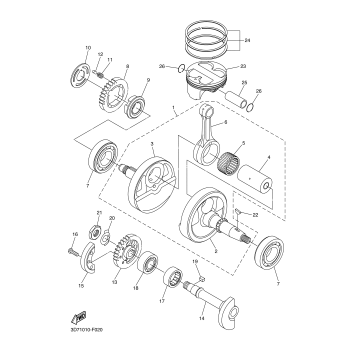 CRANKSHAFT PISTON
