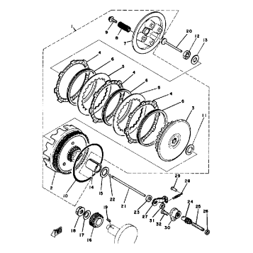 CLUTCH DT80H - J - K