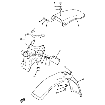 FRONT FENDER-REAR FENDER