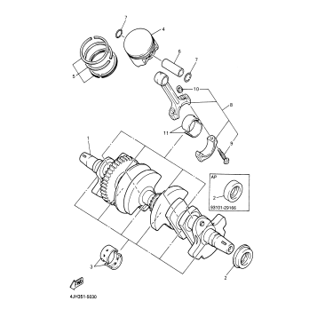 CRANKSHAFT PISTON