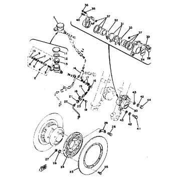 DOUBLE DISC BRAKE XS650C
