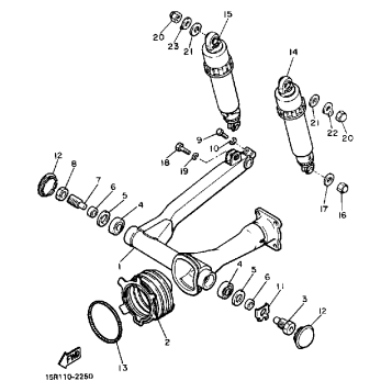 SWING ARM REAR SHOCKS