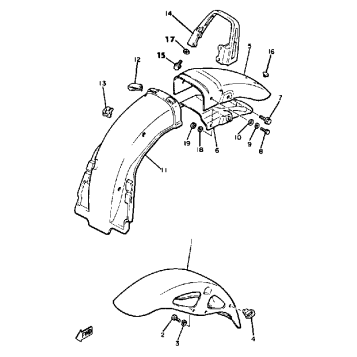 FRONT FENDER REAR FENDER