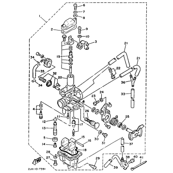 CARBURETOR CALIFORNIA MODEL ONLY