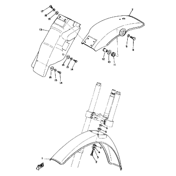 FRONT FENDER - REAR FENDER