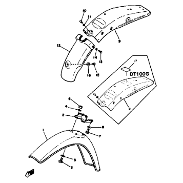 FRONT FENDER REAR FENDER