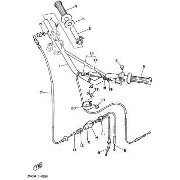 STEERING HANDLE - CABLE
